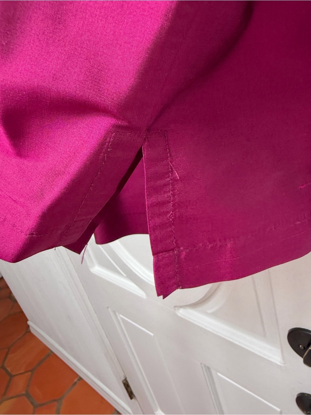 Coldwater Creek Silk Blouse in Deep Magenta 2X - Picture 6 of 8